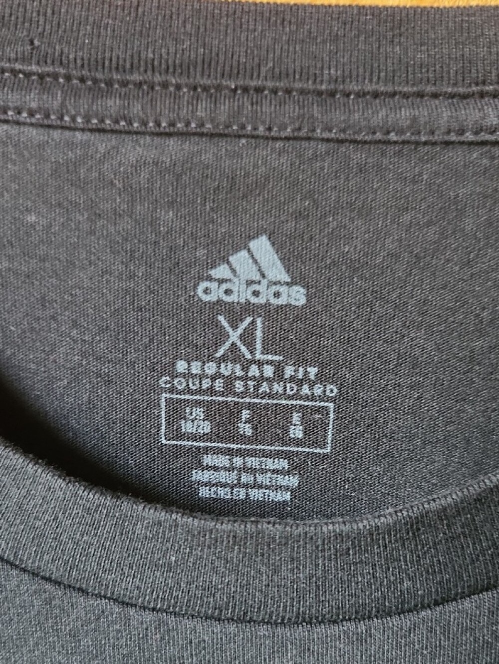 adidas Black Long Sleeve Tee with Neon Yellow Graphic,‎ Sz 18-20. - Picture 3 of 10